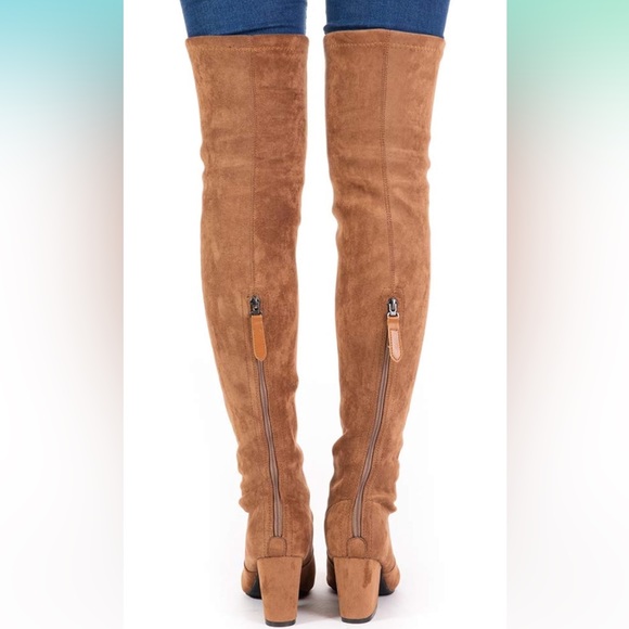 Over the Knee Thigh High Suede Boots - Picture 5 of 7